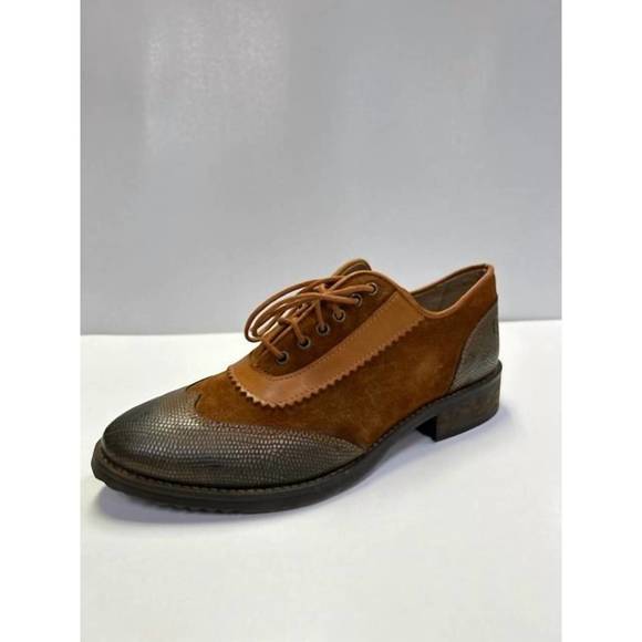 NEW CASTA women's forme shoes in cognac - Picture 1 of 1